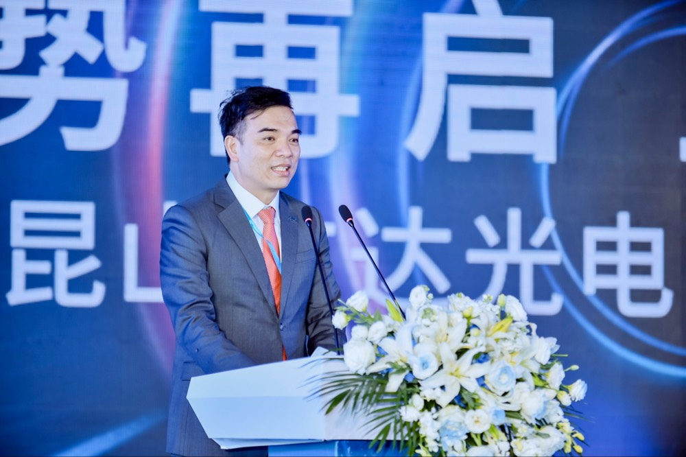 NG娱乐执行长暨总经理柯富仁于启用仪式致词